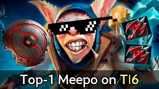 Best Meepo in world on The International 2016 — XctNAbed view [upl. by Sofko]