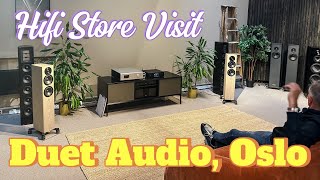 Visit to Duet Audio Hifi Store Oslo Norway [upl. by Antebi]