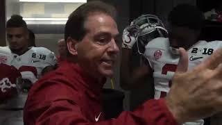 quotThis SHT is Personalquot Coach Saban Amazing Pregame Speech 2018 National Championship [upl. by Jehu]