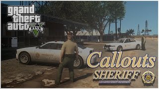 GTA 5 Sheriff Patrol  Blaine County  LSPDFR Callouts [upl. by Anaitak]