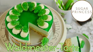 🐸 Fruchtigcremige WALDMEISTERTORTE mit BESTEM Obstboden und Fröschlein 🐸 Rezept Sugarprincess [upl. by Ahseyn534]