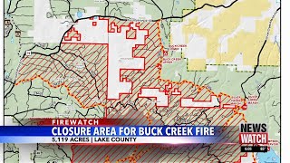 FremontWinema National Forest issues closure order for Buck Creek Fire [upl. by Niran]