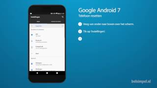 Tips amp Tricks  Google smartphone Telefoon reset Android 7 [upl. by Karlens]