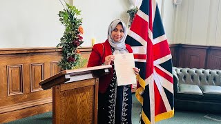 British citizenship 2024Officially receiving British citizenship [upl. by Otinauj]