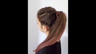 Dwa warkocze i kitka  Na każdą okazję  Hairstyles  Braid [upl. by Lashondra]