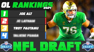 Best Offensive Lineman in The 2024 NFL Draft  NFL Draft OL Rankings [upl. by Punak]