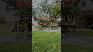 Granbury TX house tour under a minute 🏡 texas houseforsale countryliving [upl. by Eecats]