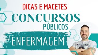 CONCURSO PÚBLICO NA ENFERMAGEM DICAS E MACETES PARA SUA APROVAÇÃO [upl. by Childs11]