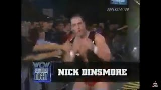 Nick Dinsmore vs Horace Hogan WCW Saturday Night Sept 26 1998 [upl. by Brittni582]