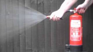 Foam fire extingusiher discharge test [upl. by Iraj]