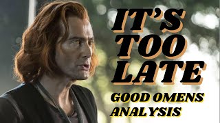 Good Omens  Crowley It’s Too Late  Character Analysis [upl. by Medin]