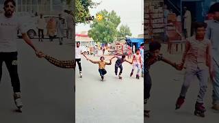 Wao  😳 skating on the road skating skatinglover viralshort fypシ゚viral viral [upl. by Akirre221]