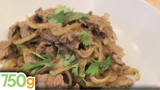 Recette de Boeuf aux oignons à la Chinoise  750g [upl. by Enelyw963]