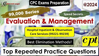 CPT Evaluation and Management Hospital Inpatient and Observation Care Services 9922199239 [upl. by Care878]