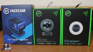 Elgato Facecam vs Razer Kiyo Pro and Razer Kiyo [upl. by Emlin230]