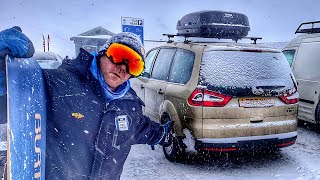 Winter Car Camping In My Toughest Storm Yet  Heavy Blizzards and 10c This One Got REAL [upl. by Saihttam]