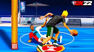 The POWER of 101 BALL CONTROL  99 SPEED in NBA 2K22 [upl. by Senalda]