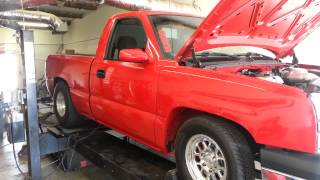 Red truck lays down 1000hp [upl. by Weiman]