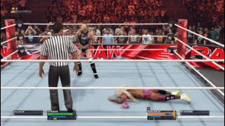 Liv Morgan vs zelina vega and dom vs rey matchs in Wwe 2k24 [upl. by Estell784]