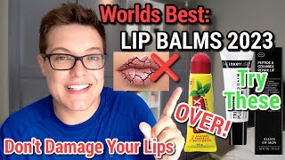 BEST LIP BALMS 2023  Chapstick Is Cancelled❌ Watch Before You Buy [upl. by Burke]