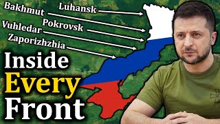 Russias Frontline Tradeoffs The Strategy of Every Current Battle in Ukraine [upl. by Nosredneh]