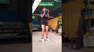 Leg workout at home Leg workout with dumbbell legworkout legsworkout legday shorts shortvideo [upl. by Niwdog]