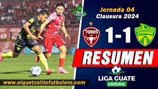 EMPATE DE ORO EN EL ÚLTIMO TEIMPO Malacateco 1 vs Xinabajul 1  Jornada 4 Clausura 2024 [upl. by Htiaf965]