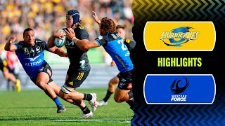 Super Rugby Pacific 2023  Hurricanes v Force  Rd 6 Highlights [upl. by Spalding940]