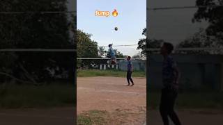 Volleyball attack by irfan 🔥vertical jump 🤯 sportscamp athleticdevelopment juniorspo [upl. by Evante]