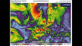 Wichura w Europie Prognoza wiatru na najbliższe dni [upl. by Mueller468]