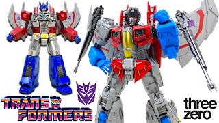 The PERFECT LiveAction STARSCREAM Threezero MDLX Transformers Action Figure  COMBINED MODE Review [upl. by Eberta646]