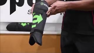 Evolve Elite Shin Pads Sports First TV [upl. by Emelia840]