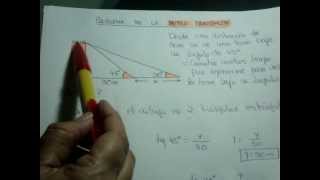 Trigonometría Problema de quotdoble tangentequot [upl. by Rachelle250]