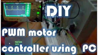 DIY PWM DC motor controller using the PC [upl. by Carlo279]