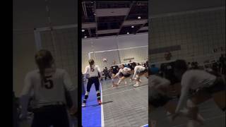 Setter  Libero Save siennarivera libero shorts volleyball bavc [upl. by Latreece681]