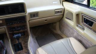 1984 Lincoln Mark 7 V11 Bill Blass Edition 2 Owner [upl. by Nitnerb]