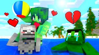 Monster School  Swimming Challenge  Minecraft Animation [upl. by Akirahs]