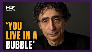 You live in a bubble Gabor Maté answers question from Israeli audience member [upl. by Bourn147]