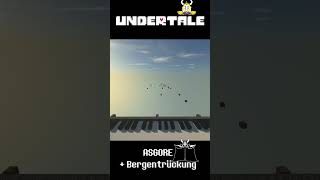 UNDERTALE  Bergentrückung  ASGORE part 1 Minecraft Noteblockshorts undertale Asgore [upl. by Eibbil]