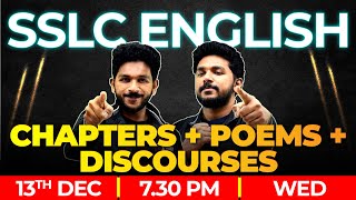 SSLC English Christmas Exam  Chapters  Poems  Discourses  English Marathon  Exam winner SSLC [upl. by Port854]