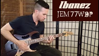 Ibanez Premium JEM77WDP  Demo  Woody [upl. by Akitahs]