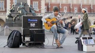 Amazing street guitar performance by Imad Fares quot Gipsy Kings quot cover [upl. by Nitram]