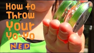 Learn to Yo quotHow to Throw your YoYoquot with NED and Reilly [upl. by Vatsug]