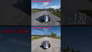 Mercedes Benz W154 1939 VS Auto Union Type D 1939  Drag Race  Forza Horizon 5 shorts [upl. by Nicki]