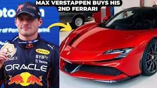 Max Verstappen buys a Ferrari SF90 Stradale Assetto Fiorano in Monte Carlo [upl. by Anaujal103]