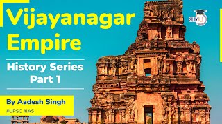 History of Vijayanagar Empire  History of Medieval India  UPSC GS Paper 1 History by Aadesh Singh [upl. by Rehpetsirhc]