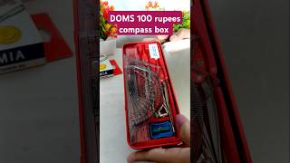 DOMS Compass Box Under 100 rupees 😱😍🔥shorts nehanddevshorts [upl. by Lowery]