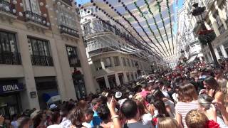 feria de malaga calle larios [upl. by Beuthel441]