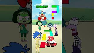 INSIDE OUT 2 COLOR MATCH Puzzle Challenge Joy x Envy x Disgust x Anger x Fear [upl. by Venice494]