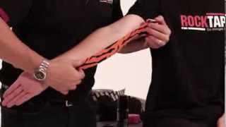 Rocktape application for Golfers Elbow [upl. by Brandise]